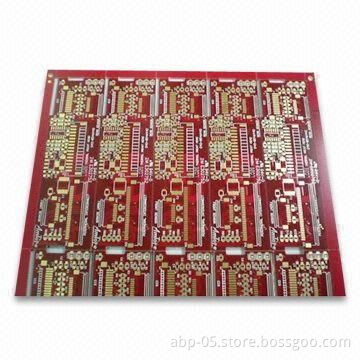 2 Layers PCB for Industry Test and Control Products, with Immersion Gold, 1oz Copper and Solder Mask